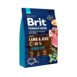 Brit Premium By Nature Sensitive cu miel si orez, 3 kg