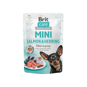 Brit Care Dog Mini Salmon & Herring plic, 85 g