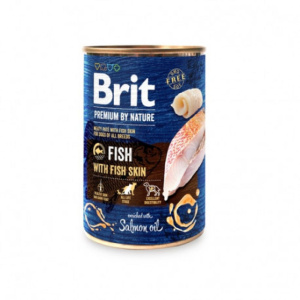 Brit premium by nature, conservă cu pește, 400 g