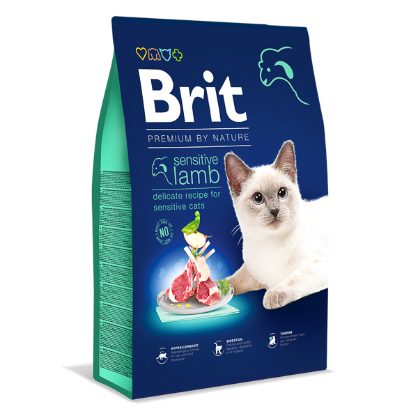 Brit Premium Cat Sensitive Lamb, 8 kg
